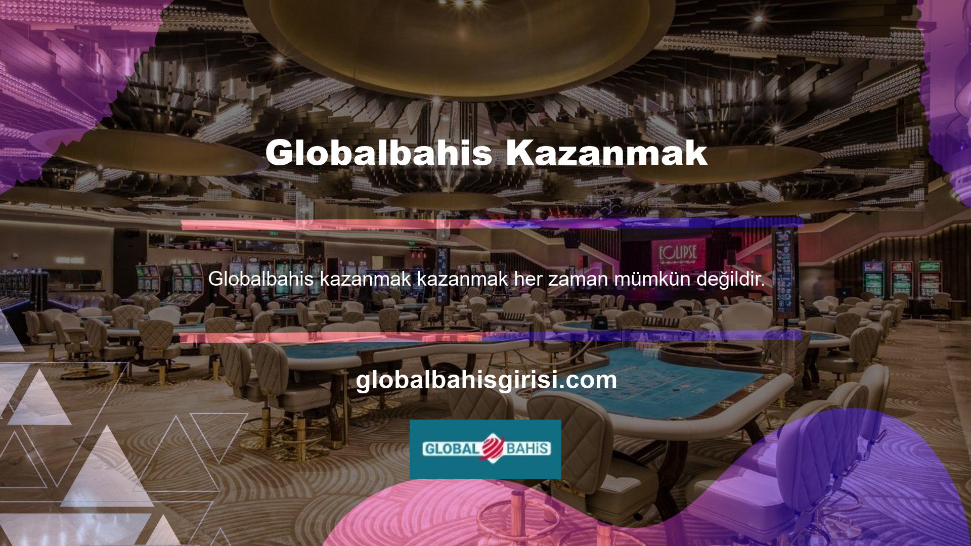 Popüler Globalbahis casino sitesinin oyunculara kaybettiklerinde bonuslar sunmasının nedeni budur